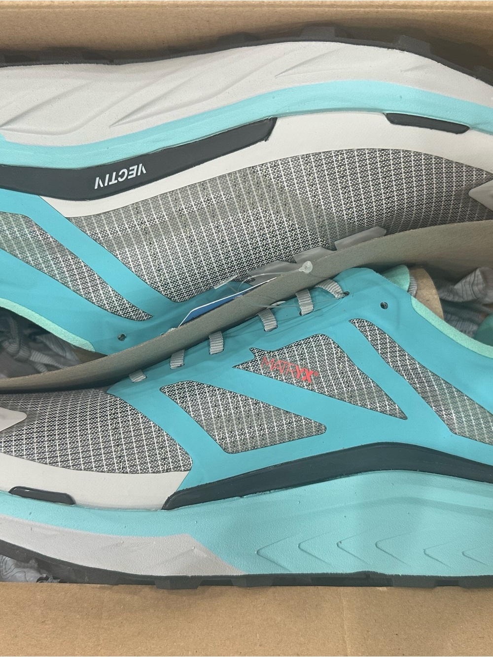 The North Face Women's Vectiv Infinite - Tin Grey / Transantarctic Blue